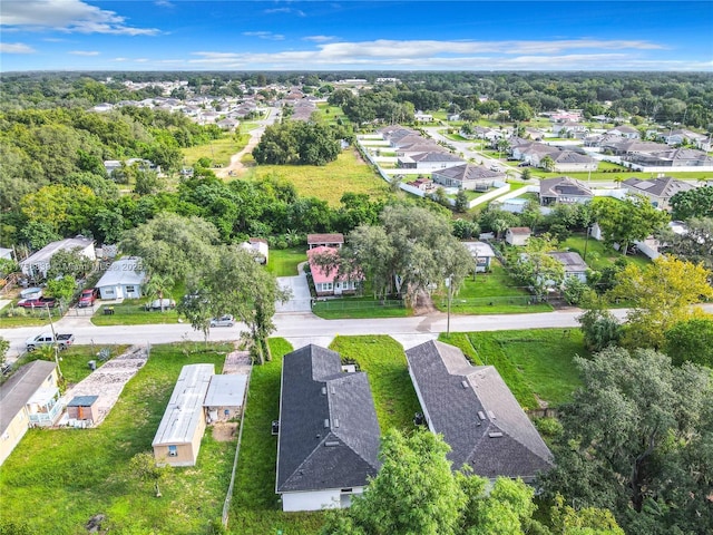 bird's eye view featuring a residential view