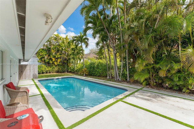 pool featuring a patio