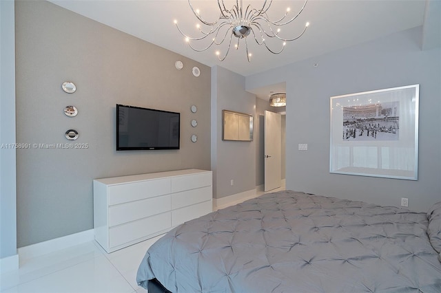2020 N Bayshore Dr Unit Th 104, Miami, FL 33137 - bedroom featuring a chandelier