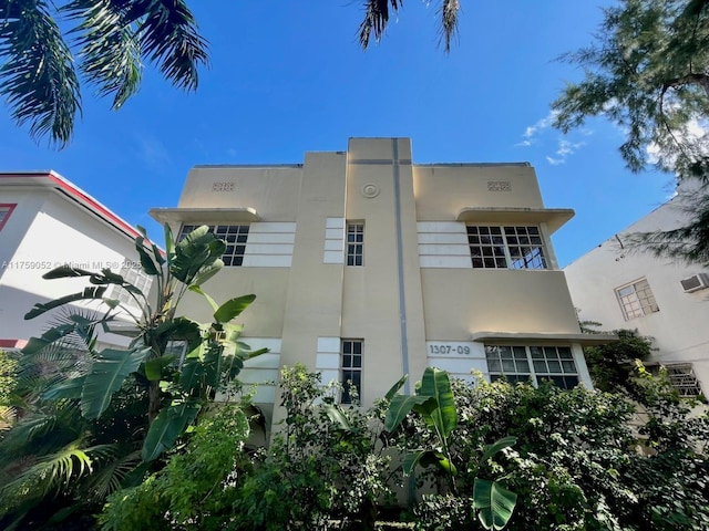 view of property exterior featuring stucco siding