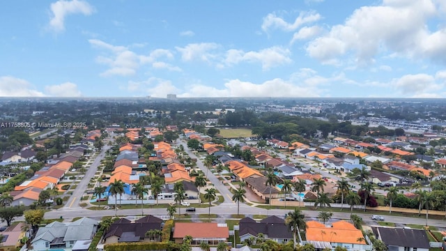 drone / aerial view featuring a residential view