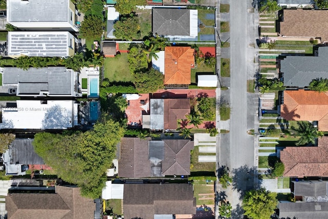 drone / aerial view featuring a residential view