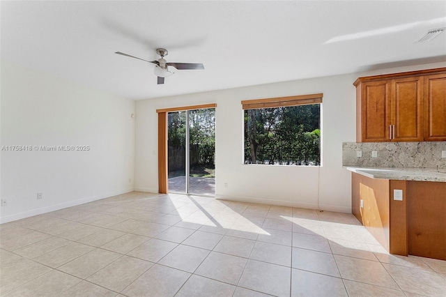 5220 SW 139th Ter, Miramar, FL 33027 - spare room featuring light tile patterned floors and a ceiling fan