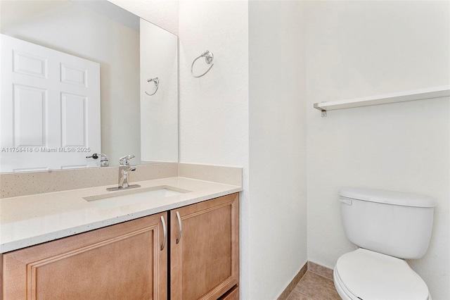 5220 SW 139th Ter, Miramar, FL 33027 - half bathroom with vanity and tile patterned floors