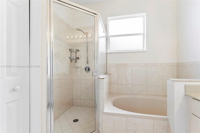 5220 SW 139th Ter, Miramar, FL 33027 - bathroom with a bath, a shower stall, and vanity