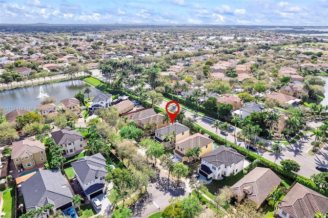 5220 SW 139th Ter, Miramar, FL 33027 - aerial overview of property's location featuring a large body of water and nearby suburban area