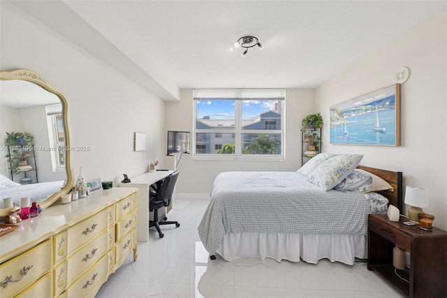 2665 SW 37th Ave Unit 612, Miami, FL 33133 - bedroom with an office area and baseboards