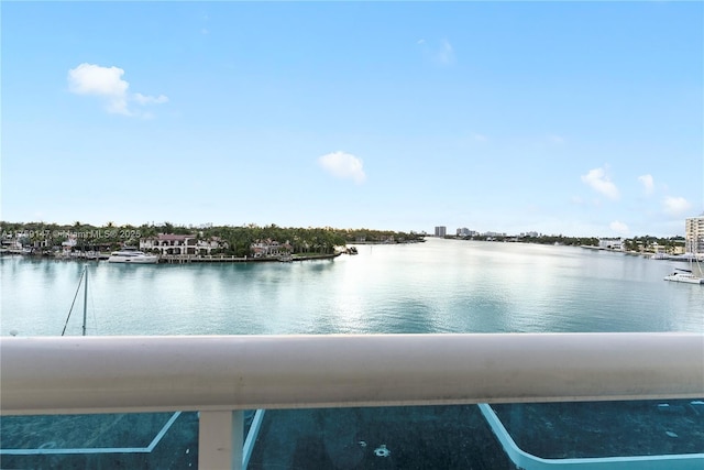 view of water feature