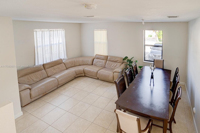 9399 W 33rd Ln # 1, Hialeah, FL 33018 - living room with light tile patterned floors, visible vents, and baseboards