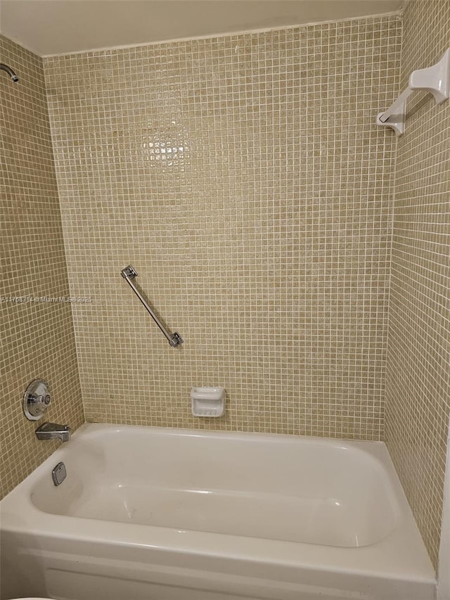 full bathroom featuring  shower combination