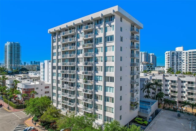 view of property featuring a city view