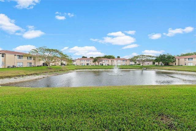 water view featuring a residential view