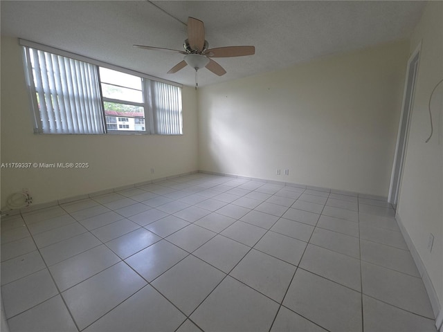8940 S Hollybrook Blvd Unit 109, Pembroke Pines, FL 33025 - empty room featuring a ceiling fan and tile patterned flooring
