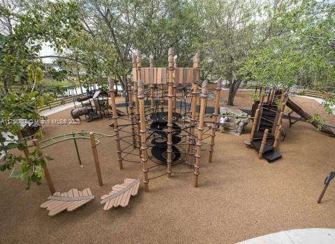 view of jungle gym