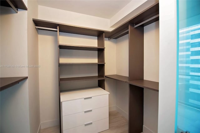 1451 Brickell Ave Unit 1201, Miami, FL 33131 - walk in closet with light wood finished floors