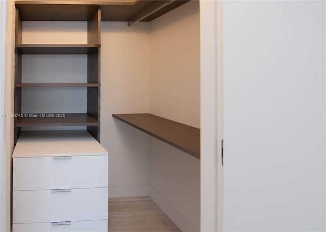 1451 Brickell Ave Unit 1201, Miami, FL 33131 - spacious closet with light wood-style flooring