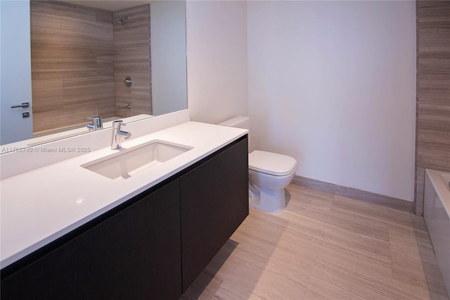 1451 Brickell Ave Unit 1201, Miami, FL 33131 - full bathroom featuring vanity and  shower combination