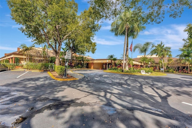 view of front of property with uncovered parking