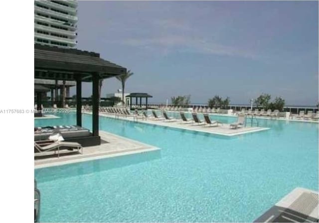 pool featuring a patio