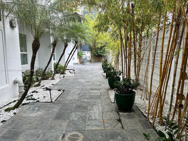 view of patio / terrace featuring a fenced backyard