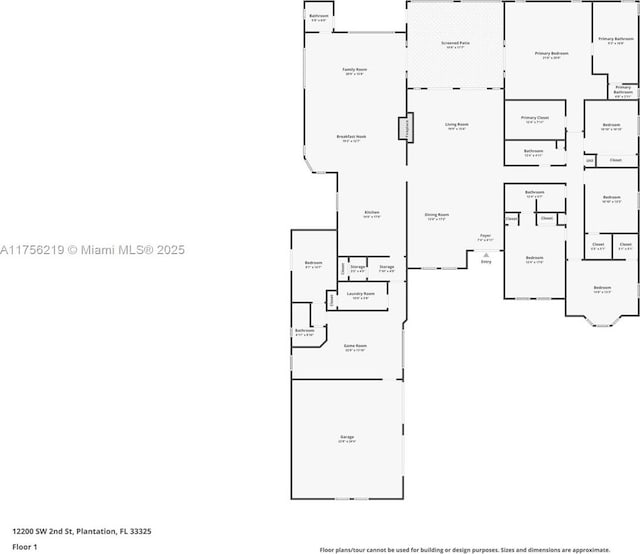 floor plan / room layout