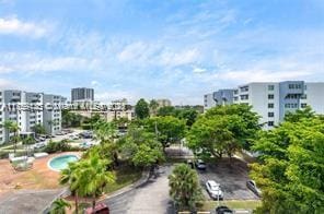 view of property's community featuring a city view