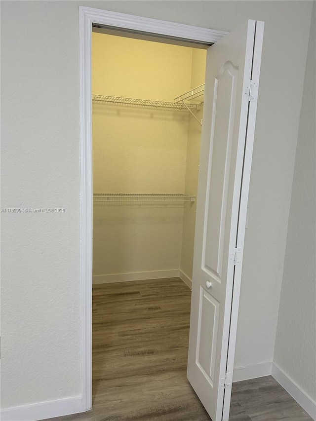 view of closet