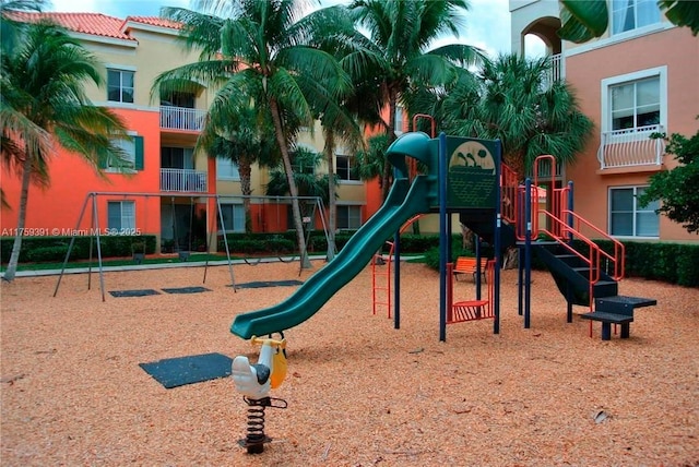 view of communal playground