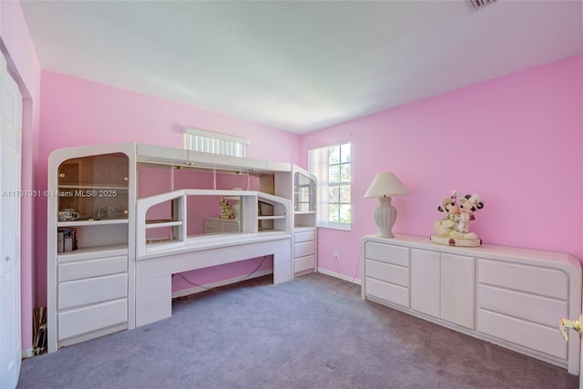 unfurnished bedroom featuring carpet floors