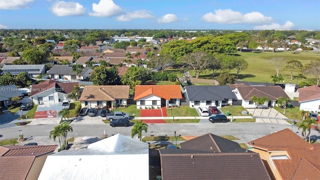 bird's eye view featuring a residential view