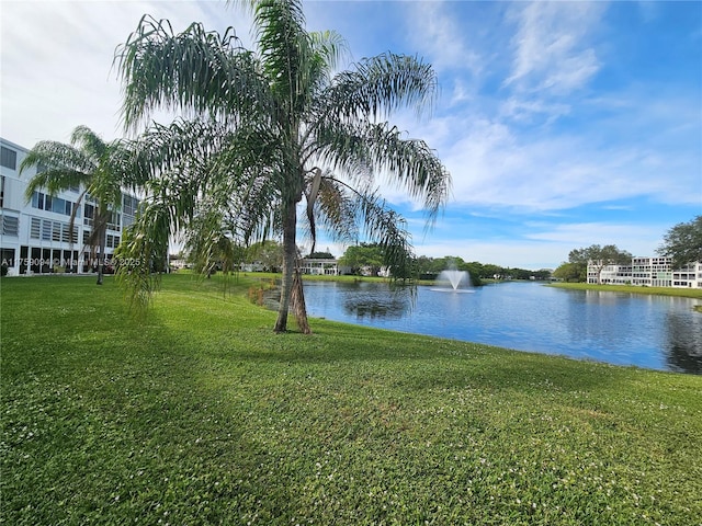 property view of water