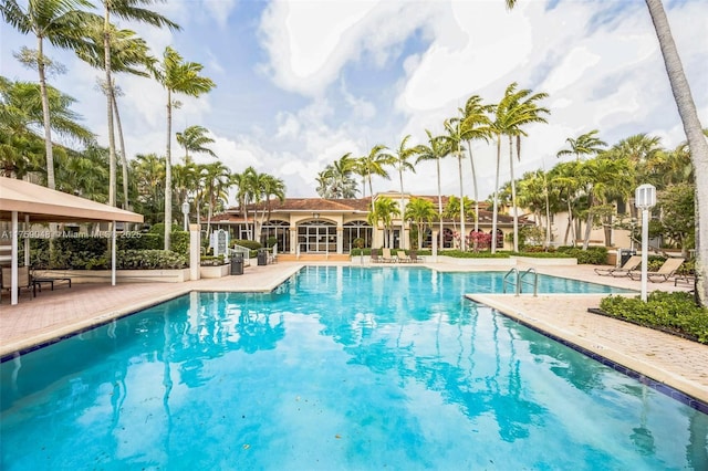 community pool featuring a patio