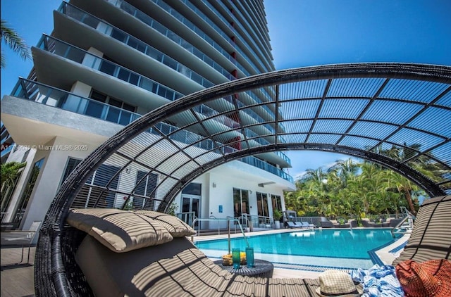 community pool featuring a patio