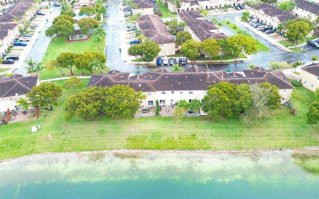 aerial view featuring a residential view