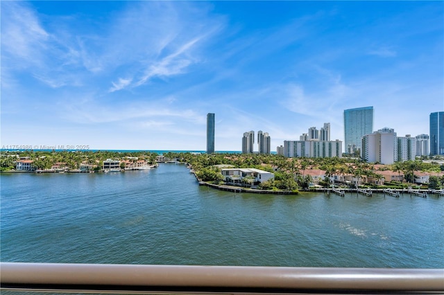 19667 Turnberry Way Unit 8K, Aventura, FL 33180 - view of water feature featuring a city view