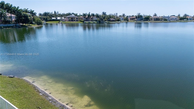 property view of water