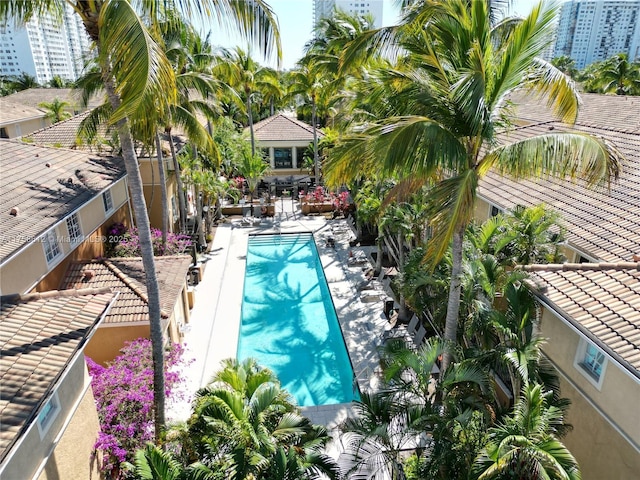 pool featuring a patio