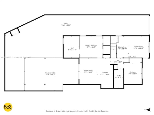 7801 SW 9th Ter, Miami, FL 33144 - floor plan