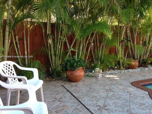 view of patio / terrace with a fenced backyard