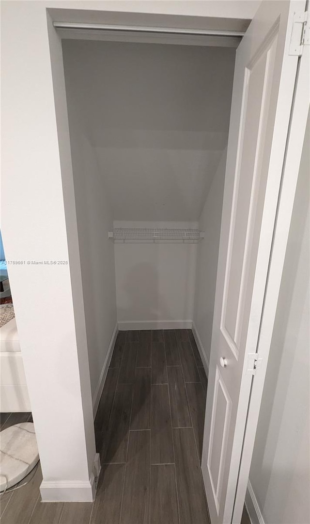 view of closet