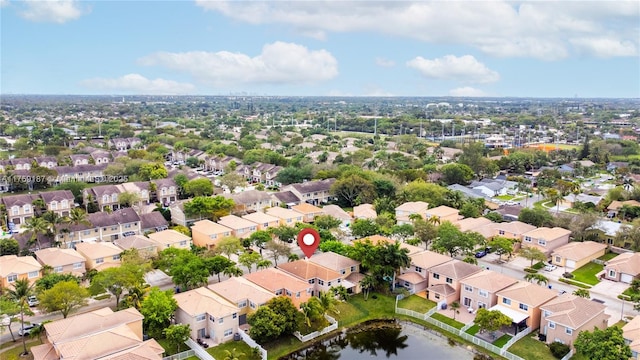 bird's eye view featuring a residential view