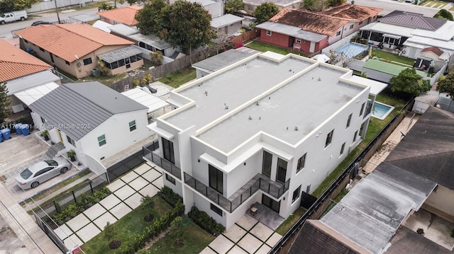 bird's eye view featuring a residential view