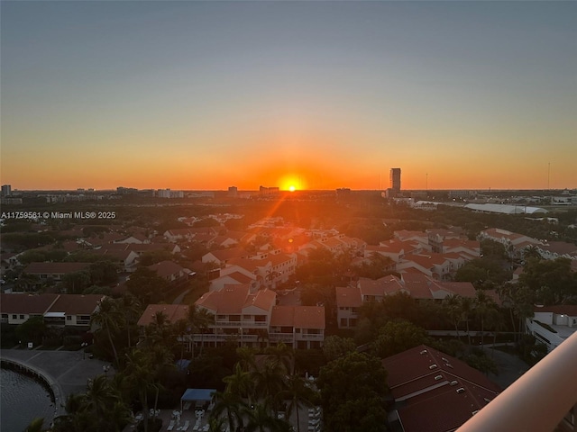 property view of water