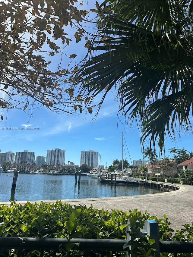 3610 Yacht Club Dr Unit 1510, Aventura, FL 33180 - property view of water featuring a view of city