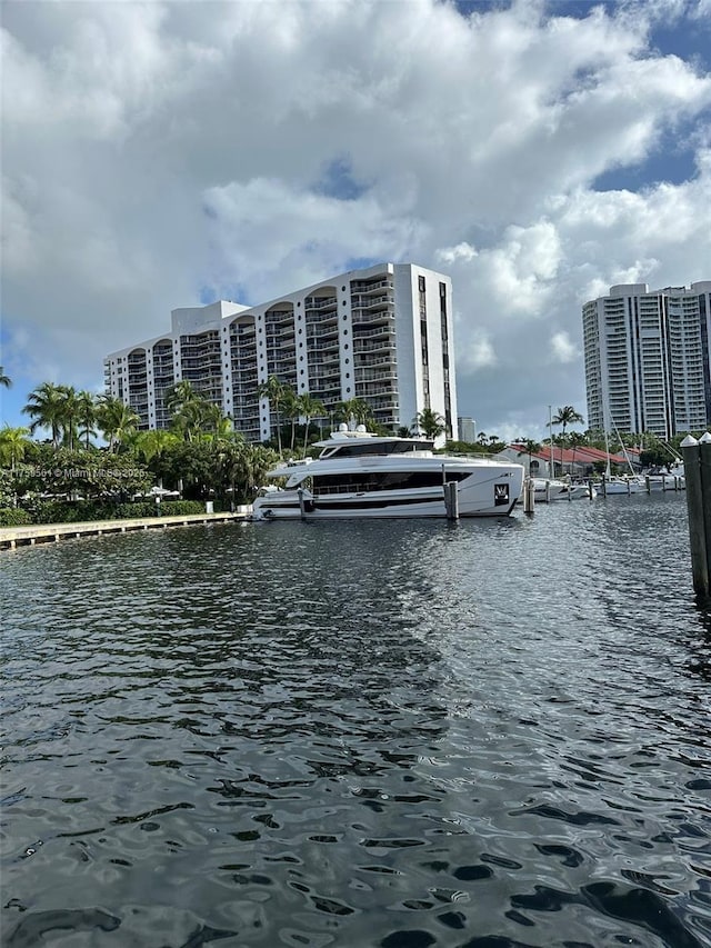 3610 Yacht Club Dr Unit 1510, Aventura, FL 33180 - water view with a view of city