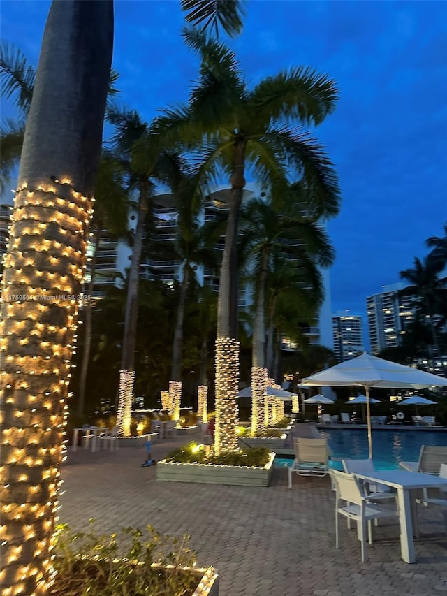 3610 Yacht Club Dr Unit 1510, Aventura, FL 33180 - exterior space with a patio