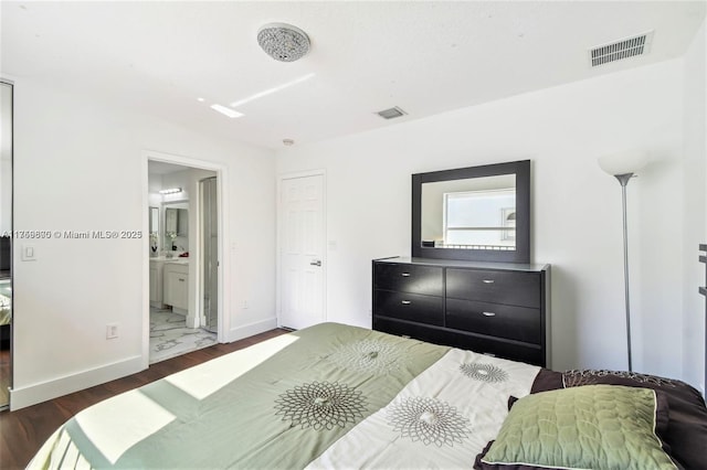 4951 SW 158th Ave, Miramar, FL 33027 - bedroom with wood finished floors and connected bathroom