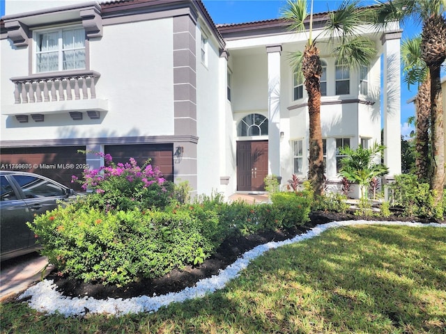 4951 SW 158th Ave, Miramar, FL 33027 - mediterranean / spanish home with a garage and stucco siding