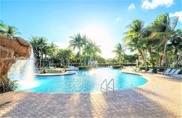 4951 SW 158th Ave, Miramar, FL 33027 - community pool with a patio area