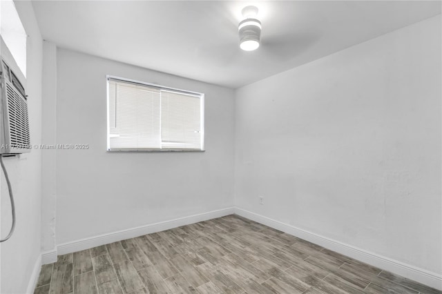 2810 NW 171st Ter, Miami Gardens, FL 33056 - spare room with wood finished floors and ceiling fan